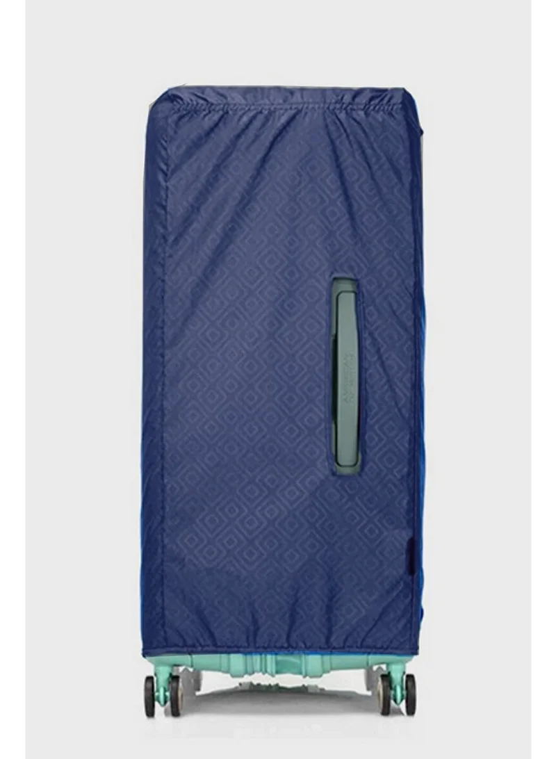 AMERICAN TOURISTER Antimicrobial Luggage Cover XL Navy|Travel-Friendly|Protects from Dust|Durable Material|Foldable & Compact|Antimicrobial